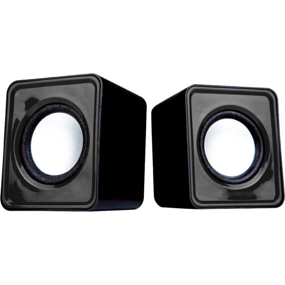 CAIXA DE SOM P/ COMPUTADOR LETRON FLOW 3W USB/P3 PT LEONORA (UNIDADE)