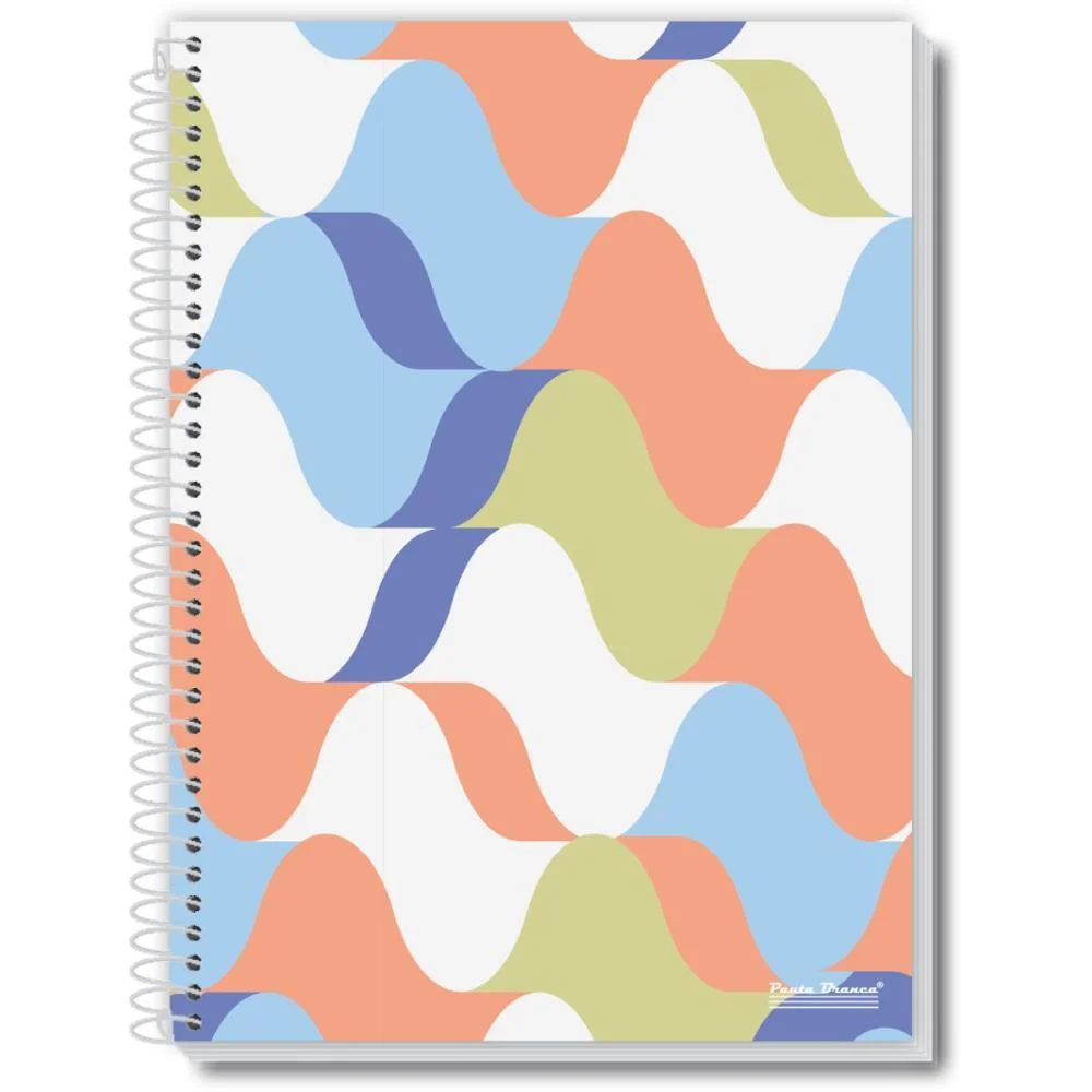CADERNO 01X1 CAPA DURA LOOP 80FLS. PAUTA BRANCA (PCT.C/05)