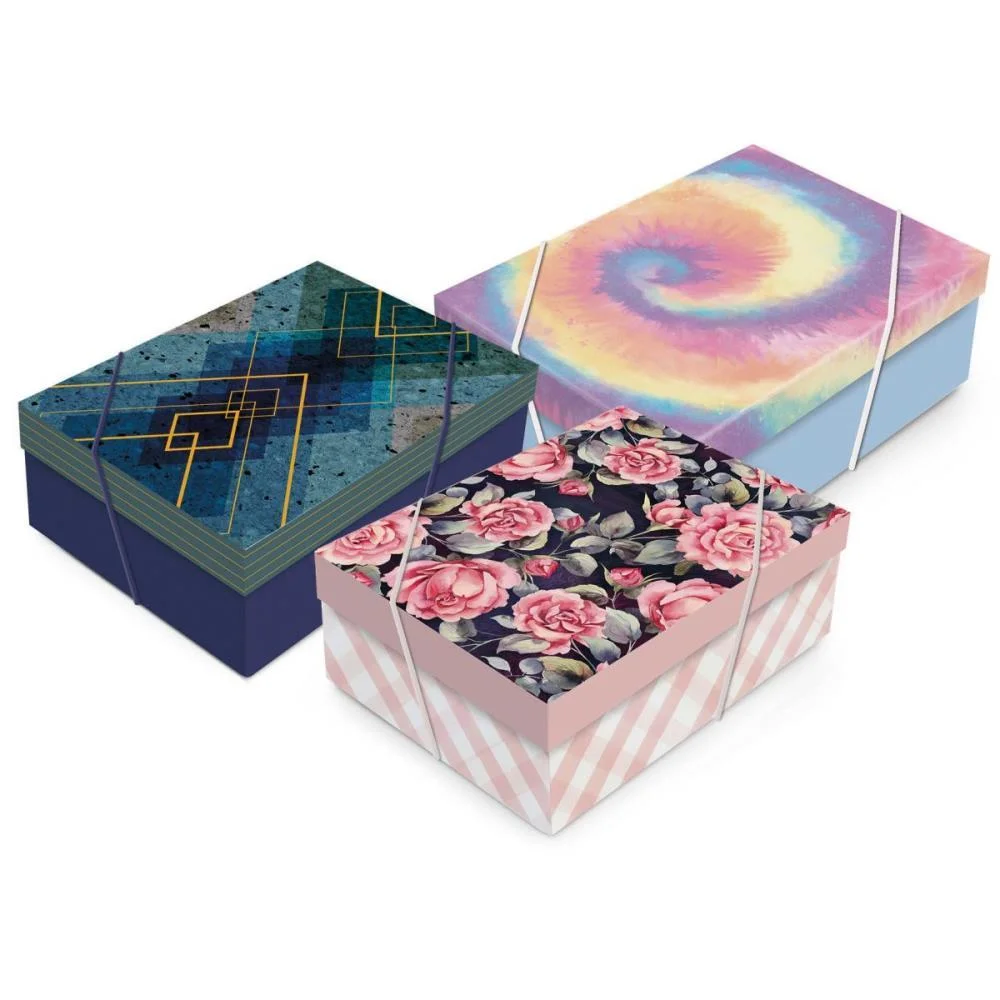 CAIXA PARA PRESENTE COM TAMPA RETANGULAR P 24X18X8 SORTIDA CROMUS (PCT.C/10)