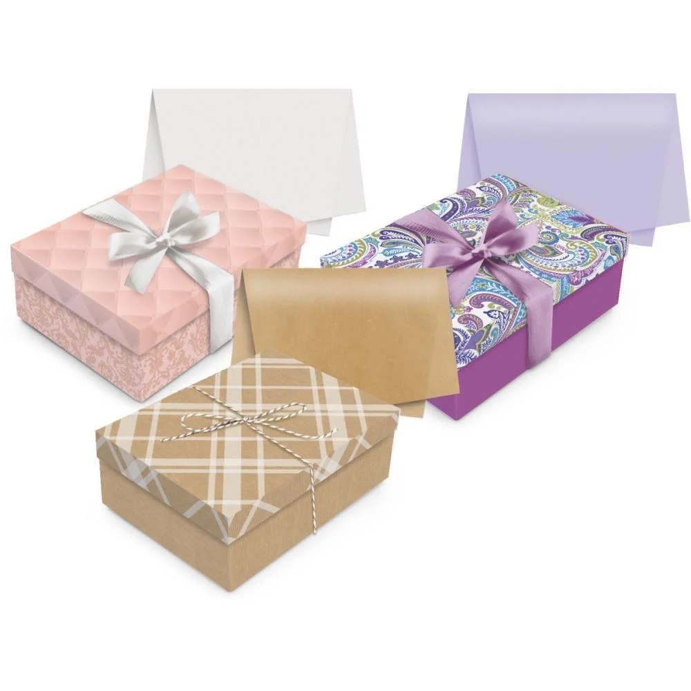 CAIXA PARA PRESENTE COM TAMPA KIT CAIXA M 35X25X11CM SORTIDA CROMUS (UNIDADE)