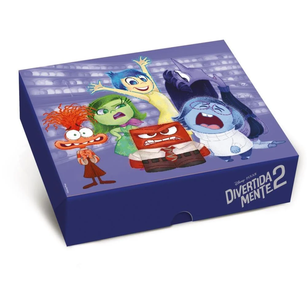 CAIXA PARA PRESENTE COM TAMPA DIVERTIDAMENTE M 25X20X5CM CROMUS (PCT.C/10)