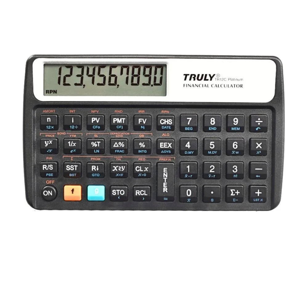 CALCULADORA FINANCEIRA TR12C PLATINUM RPN 10 DIG. PROCALC (UNIDADE)