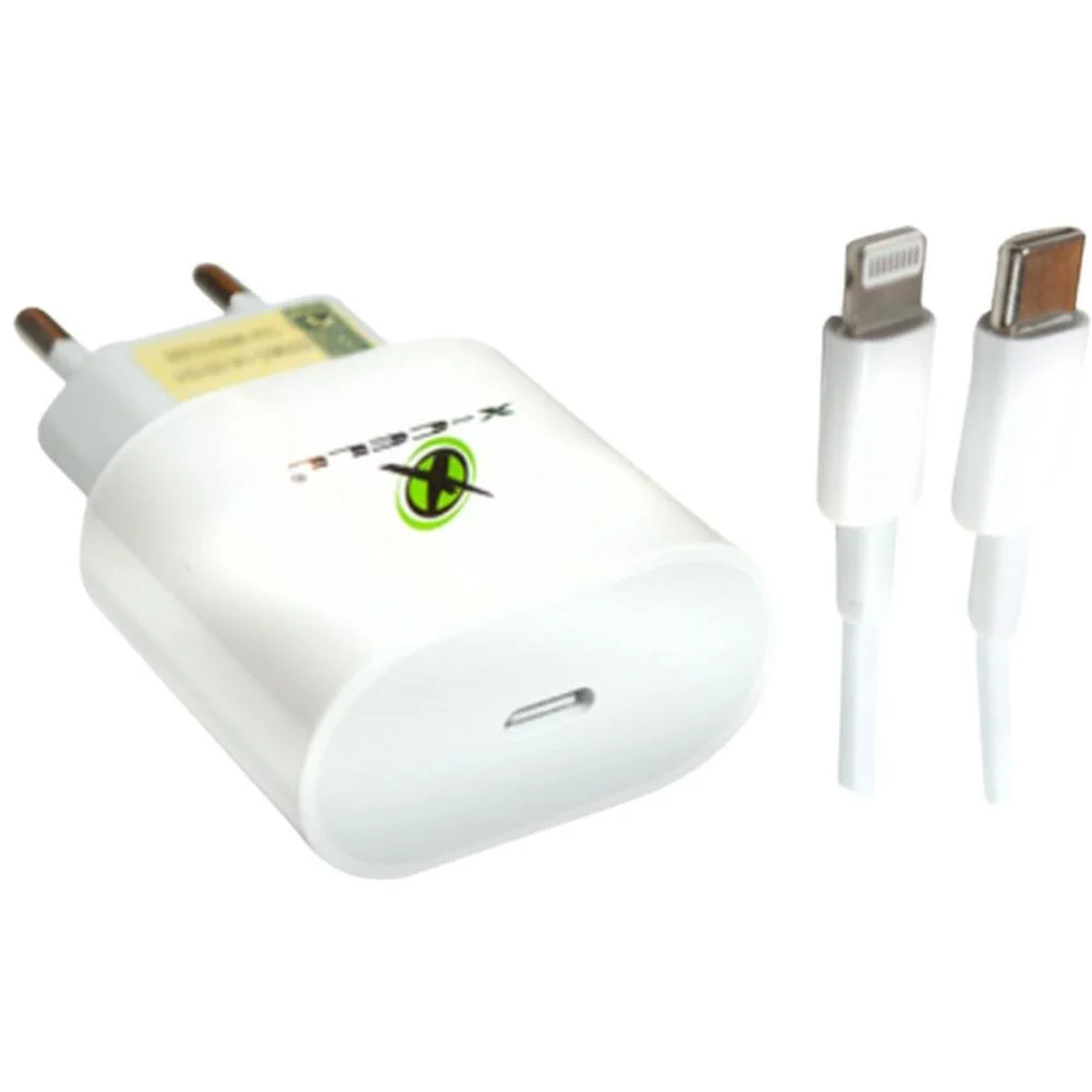 CARREGADOR CELULAR DE PAREDE TURBO PD USB-C+CABO LIGHT 6.0A FLEX (UNIDADE)