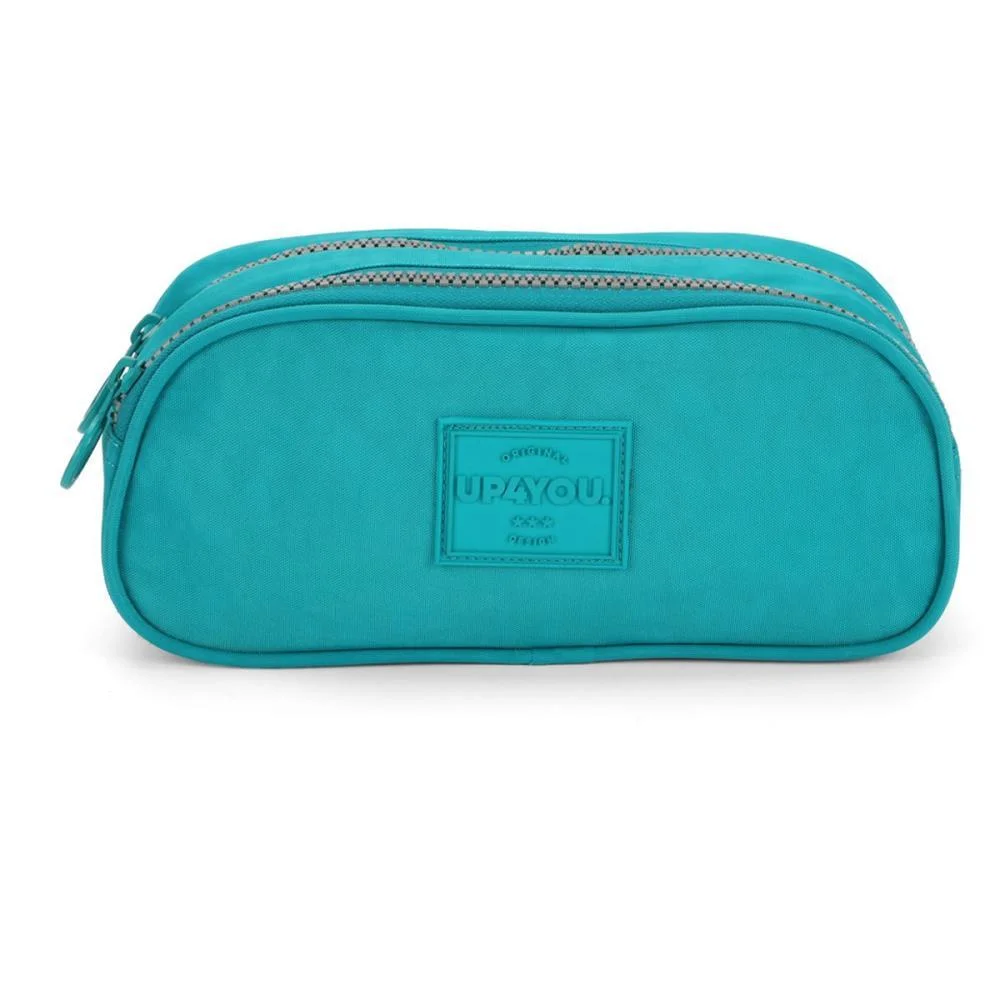 ESTOJO DUPLO TECIDO UP4YOU CRINKLE VERDE LUXCEL (UNIDADE)