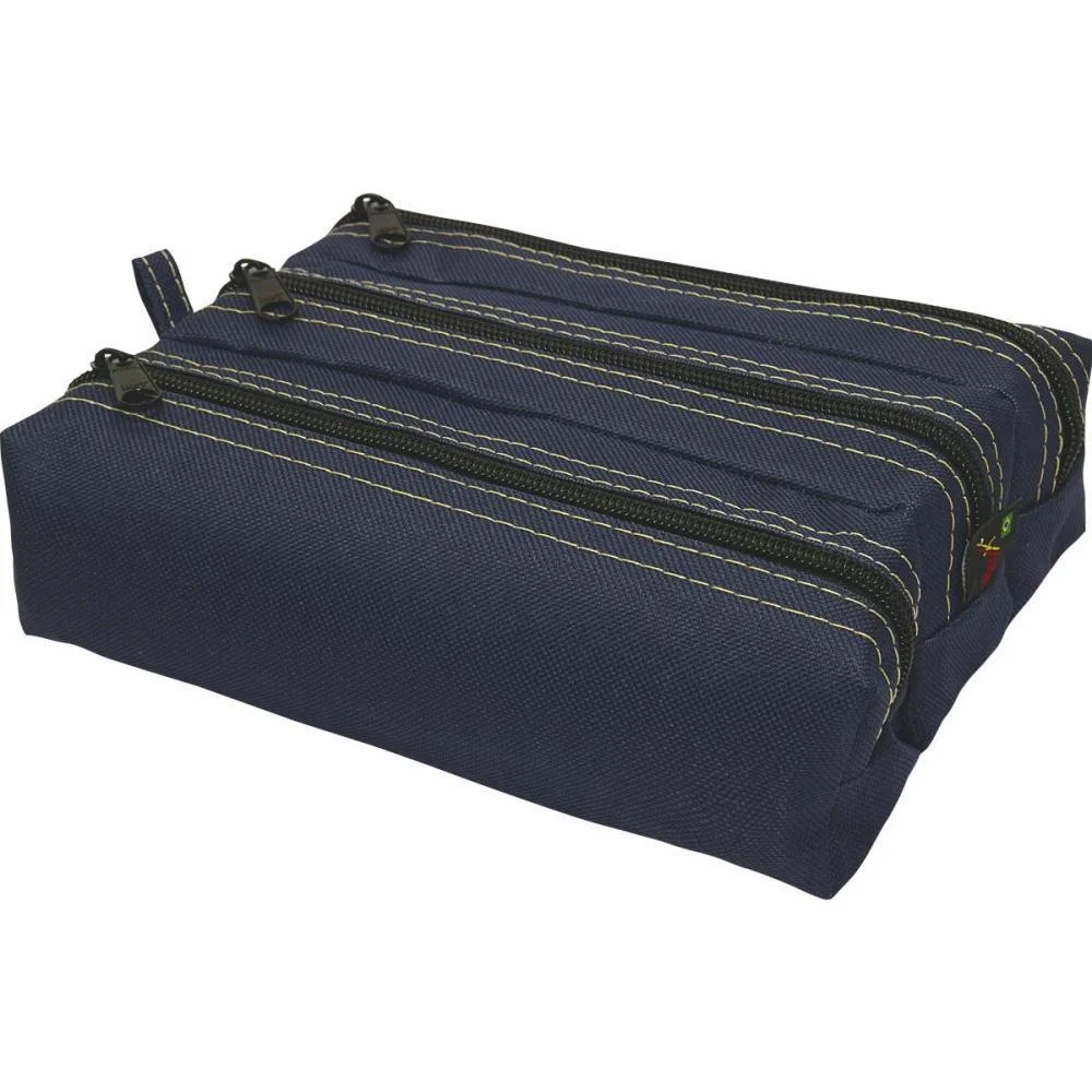 Estojo Triplo Lona Azul Reflex (Unidade)