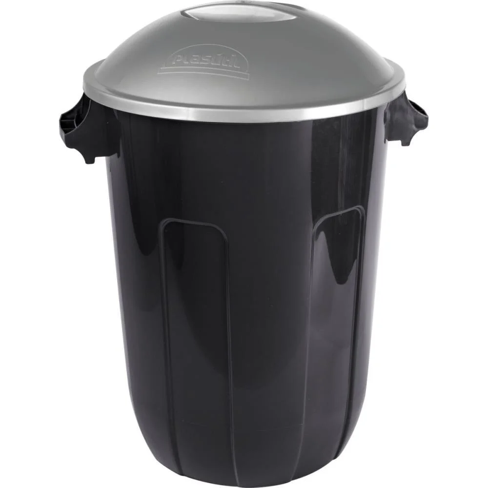 LIXEIRA E-BLACK 62L PLASUTIL (UNIDADE)