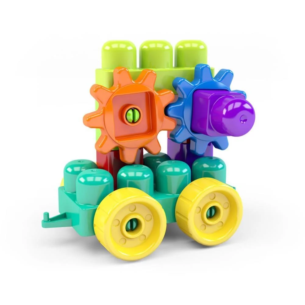 BRINQUEDO PARA MONTAR GIRA-GIRA DA BLOCOLANDIA 13PCS DISMAT (UNIDADE)