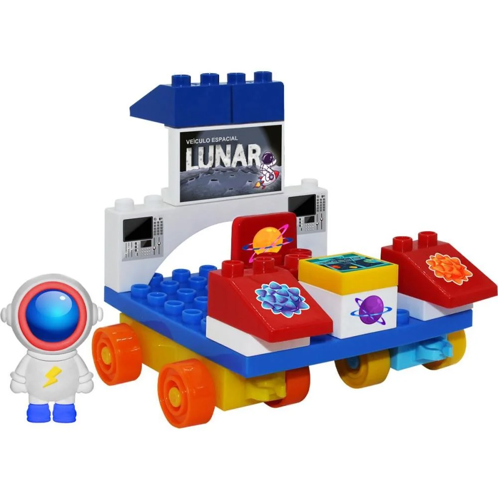 BRINQUEDO PARA MONTAR BINCANDO DE ASTRONAUTA MONTE LIBANO (UNIDADE)
