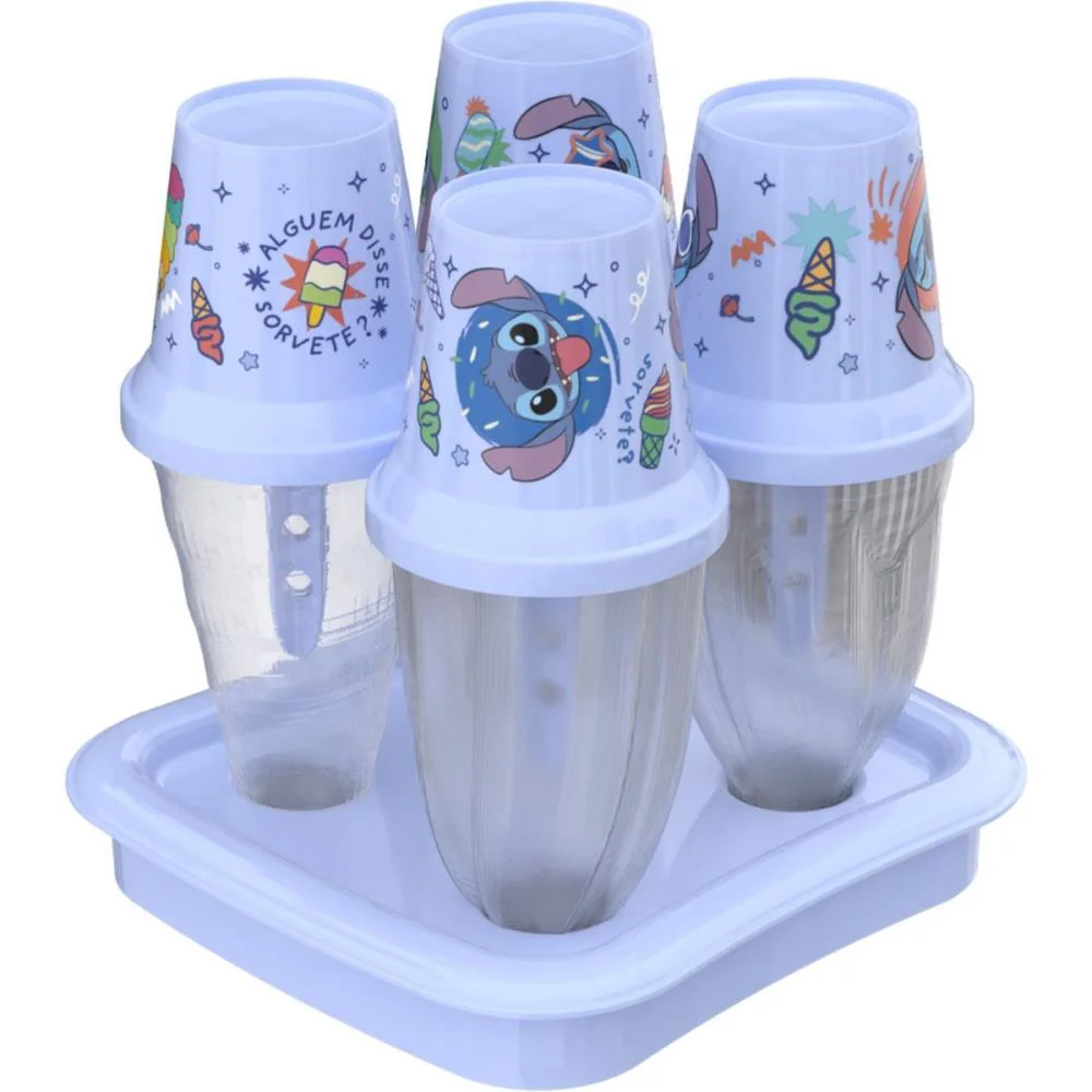 FORMA STITCH SORVETE DECORADA PLASUTIL (UNIDADE)