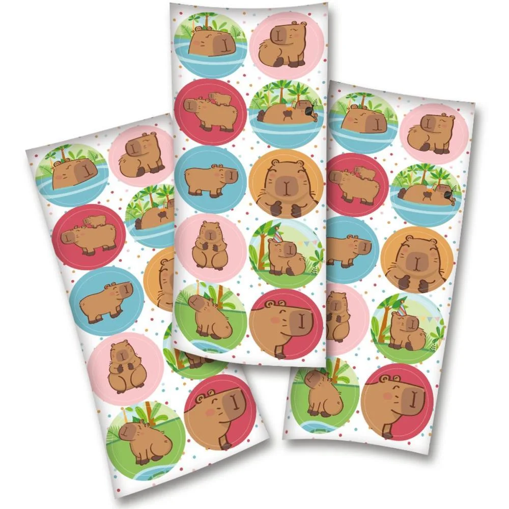 Adesivos Decorados Capivara Festcolor (Pct.c/30)