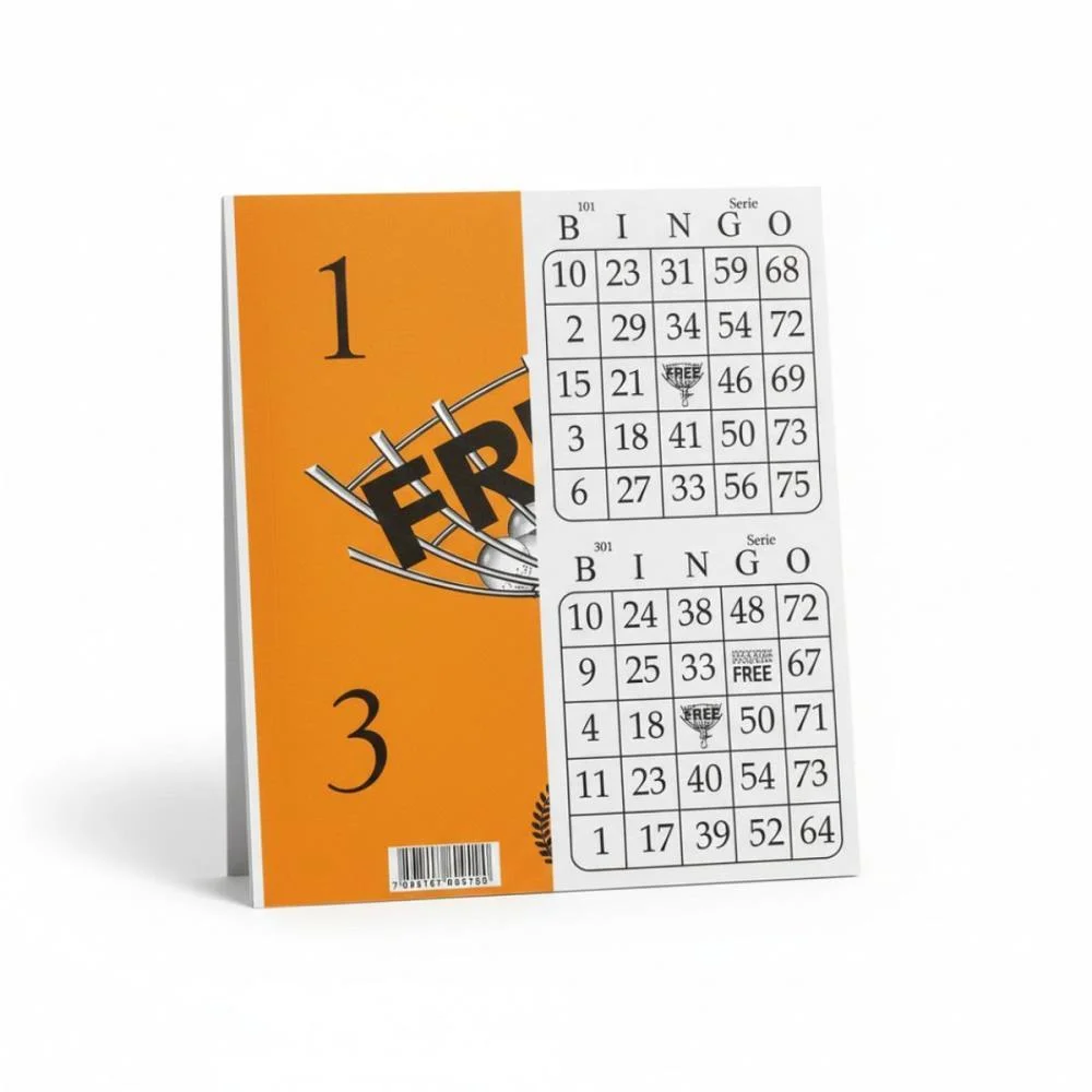 BLOCO PARA BINGO BINGAO JORNAL 2X1 100 FOLHAS GRAFICA GUERRA (PCT.C/18)