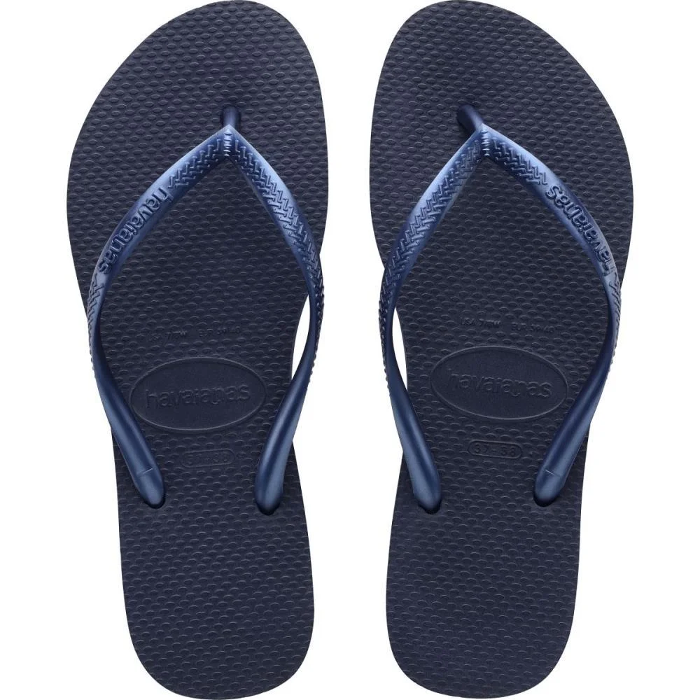 Chinelo Havaianas Feminino Slim 35/6 Marinho Havaianas (Par)