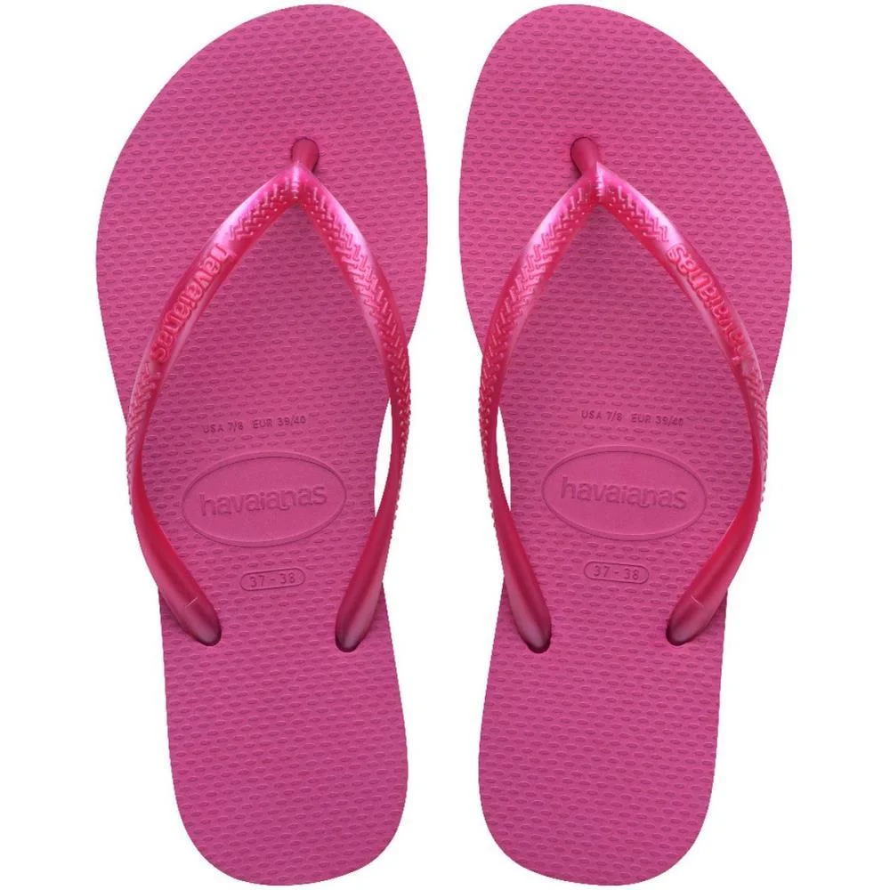 Chinelo Havaianas Feminino Slim 37/8 Rosa Gum Havaianas (Par)