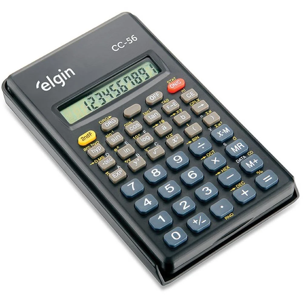 CALCULADORA CIENTIFICA 56 FUNCOES 10DIG. 2 PILHAS AAA ELGIN (UNIDADE)