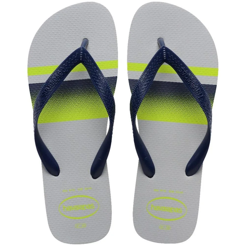Chinelo Havaianas Masculino Top Basic 39/0 Cinza/Marinho Havaianas (Par)