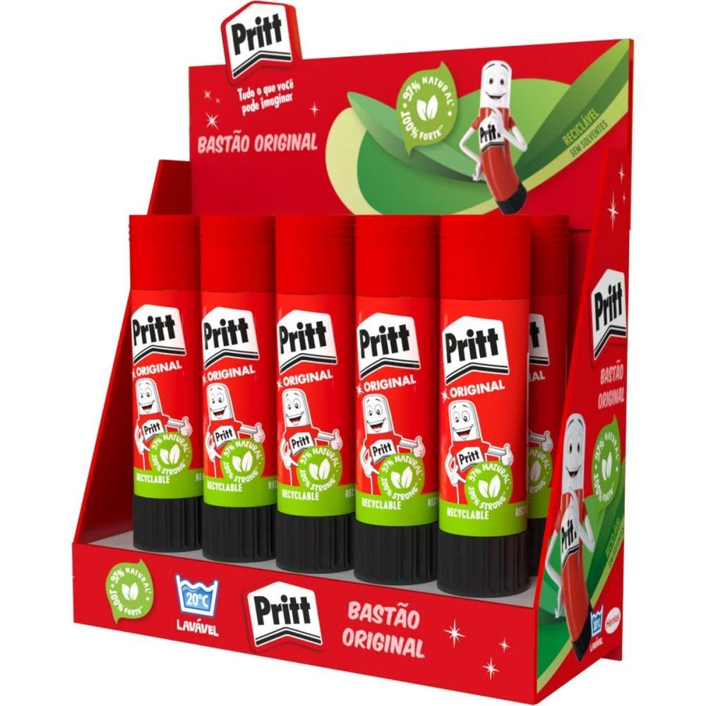 Cola Em Bastao Pritt 10 Gramas Henkel 10 Unidades