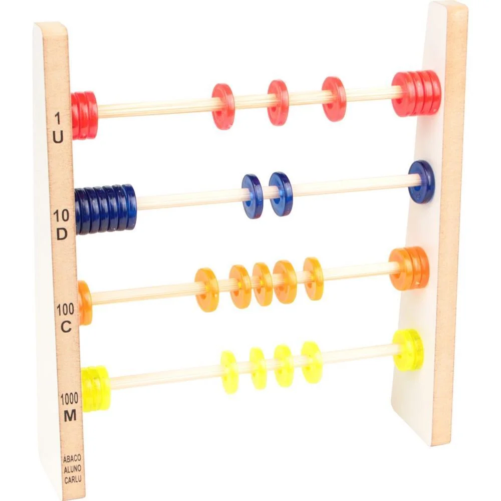 Contador Abaco 40 Argolas Carlu (Unidade)