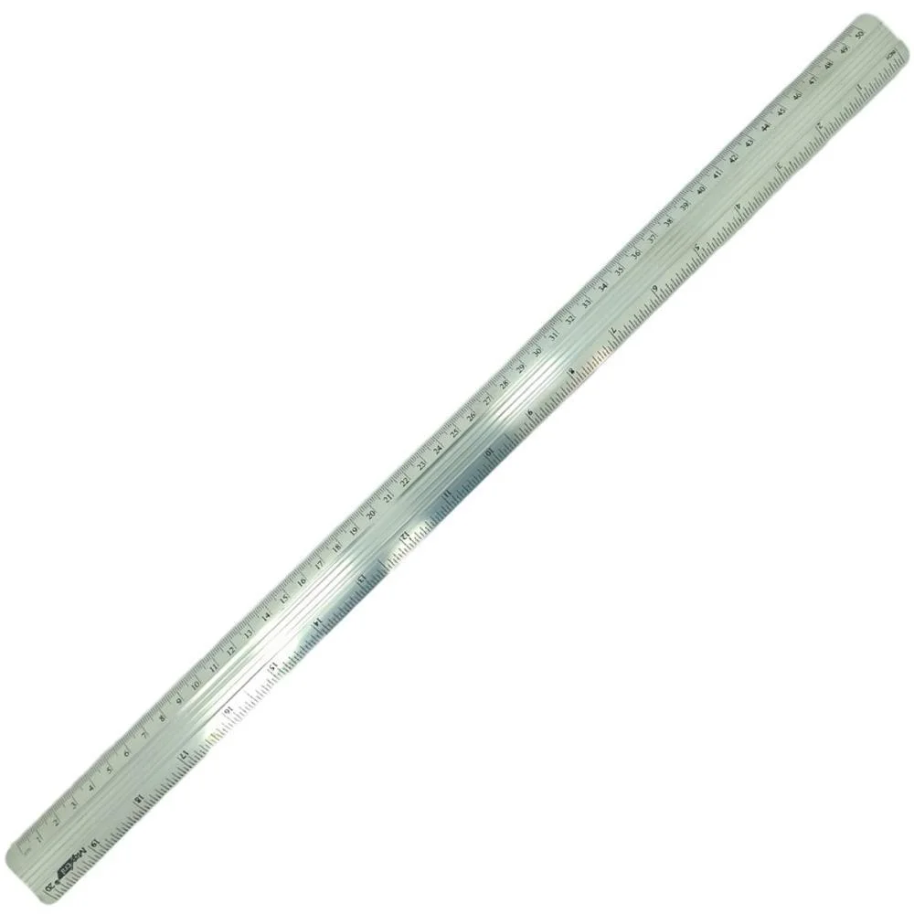 Regua De Aluminio 50Cm. Maxcril (Unidade)