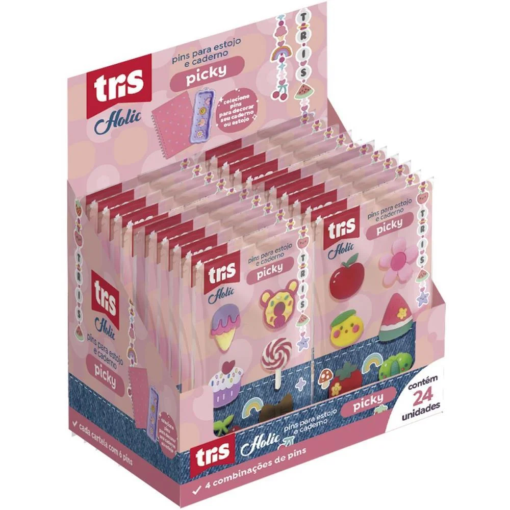 Charms Tris Holic Picky Cartela C/6 Summit (Dp.c/24)