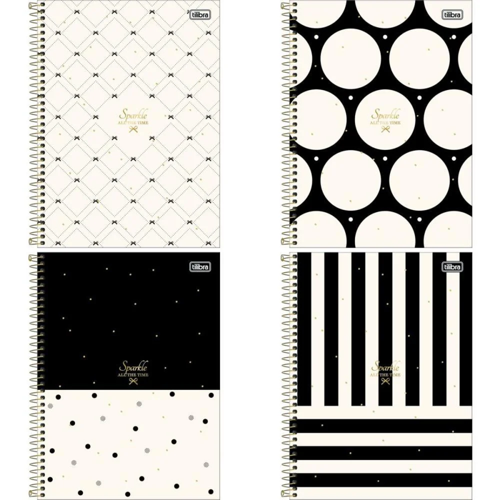 CADERNO 10X1 CAPA DURA WEST VILLAGE 160FLS. TILIBRA (PCT.C/04)