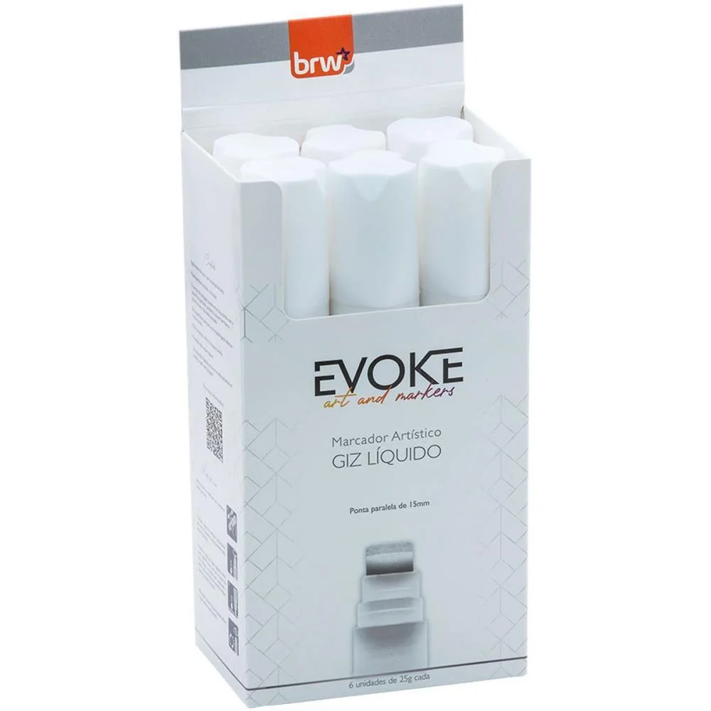 Giz Liquido Branco 15Mm Brw (Cx.c/06)