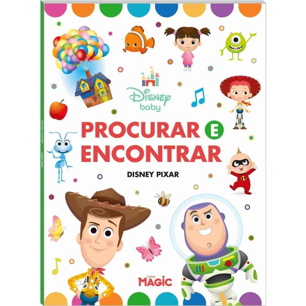 Livro De Atividades Procurar E Encontrar Pixar Magic Kids (Unidade)