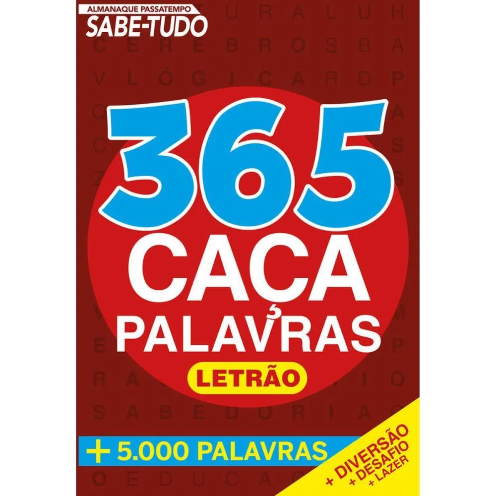 Livro De Atividades 365 Caca Palavras Passatempo Online Editora (Unidade)