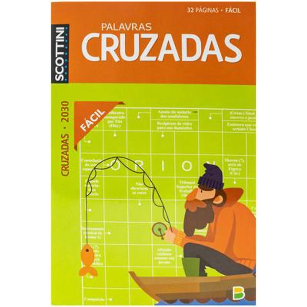Livro De Atividades Palavras Cruzadas N.2030 32Pg Todolivro (Pct.c/10)