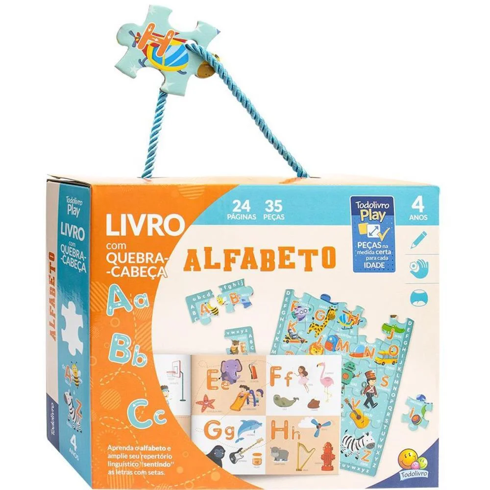 Livro De Atividades Todolivro Play Alfabeto Box Todolivro (Unidade)