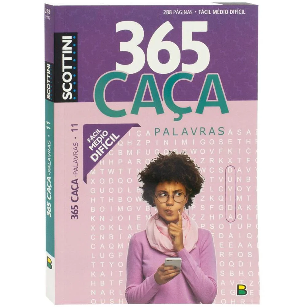 Livro De Atividades Caca-Palavras 365 N.11 288Pag. Todolivro (Unidade)