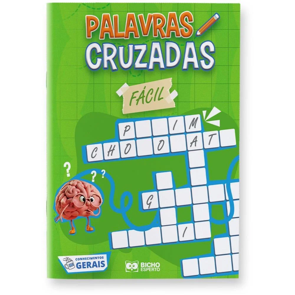 Livro De Atividades Cruzadinhas Nivel Facil Bicho Esperto (Pct.c/10)