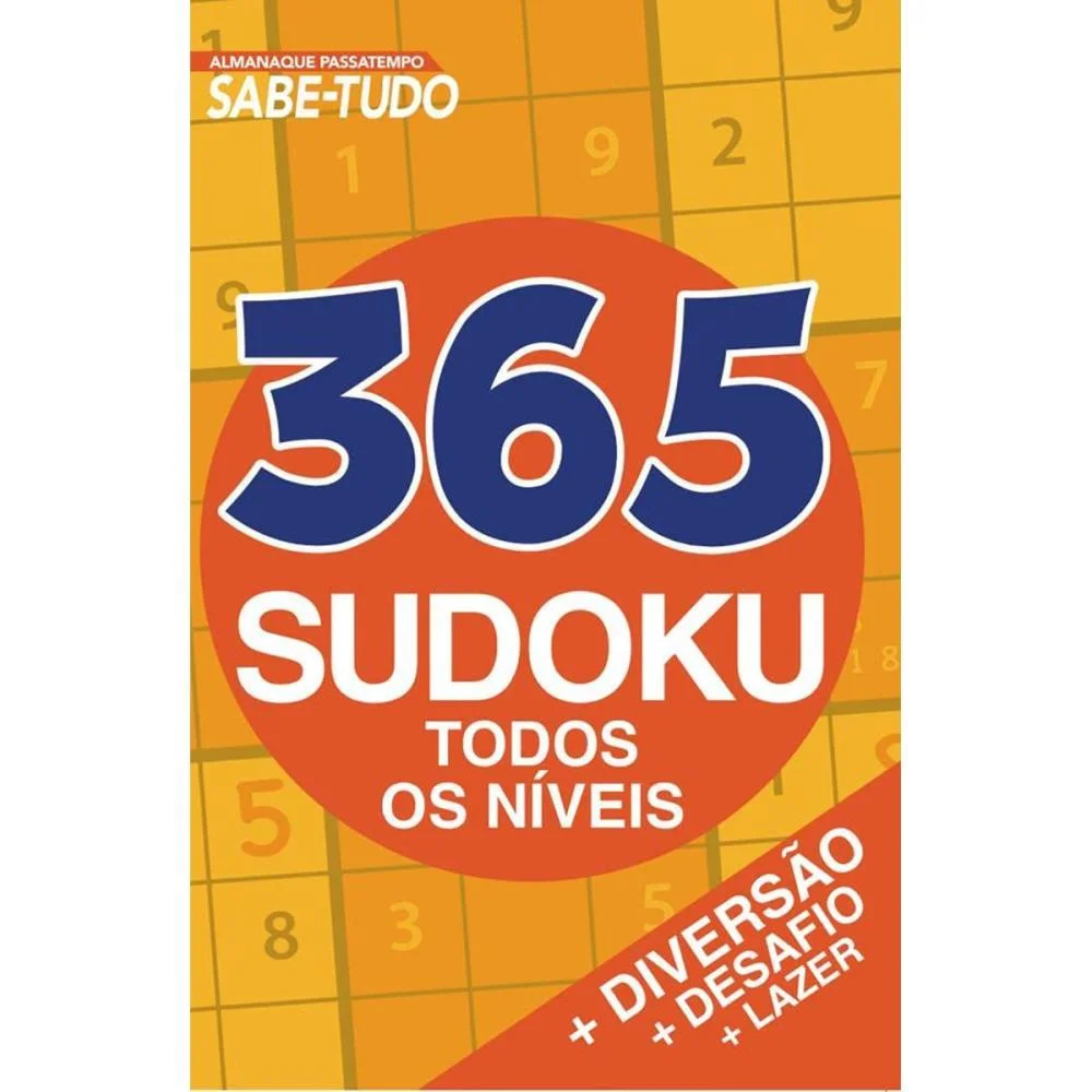 Livro De Atividades 365 Sudoku Online Editora (Unidade)