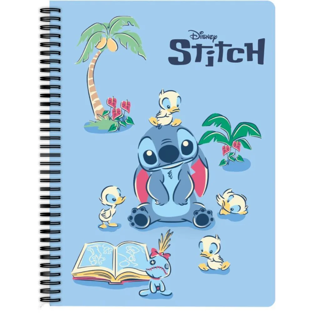 CADERNO 10X1 CAPA DURA STITCH 160 FOLHAS 215X275MM CULTURAMA (UNIDADE)