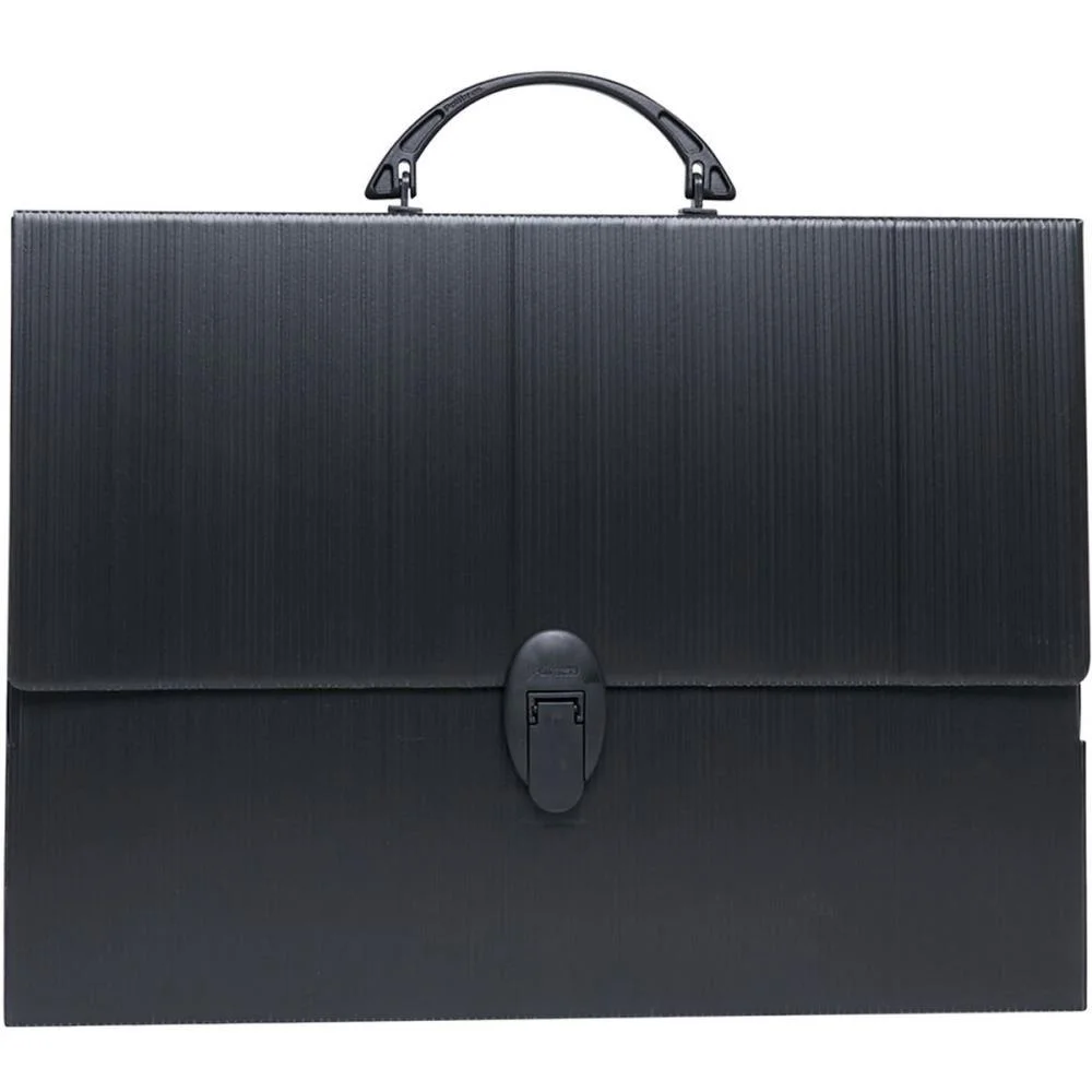 Maleta Novaonda Com Alca 4,5 Cm. Preta Polibras (Unidade)