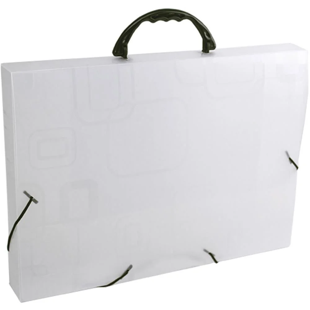 Maleta Plastica Com Alca Dellofine Oficio Cristal Dello (Unidade)