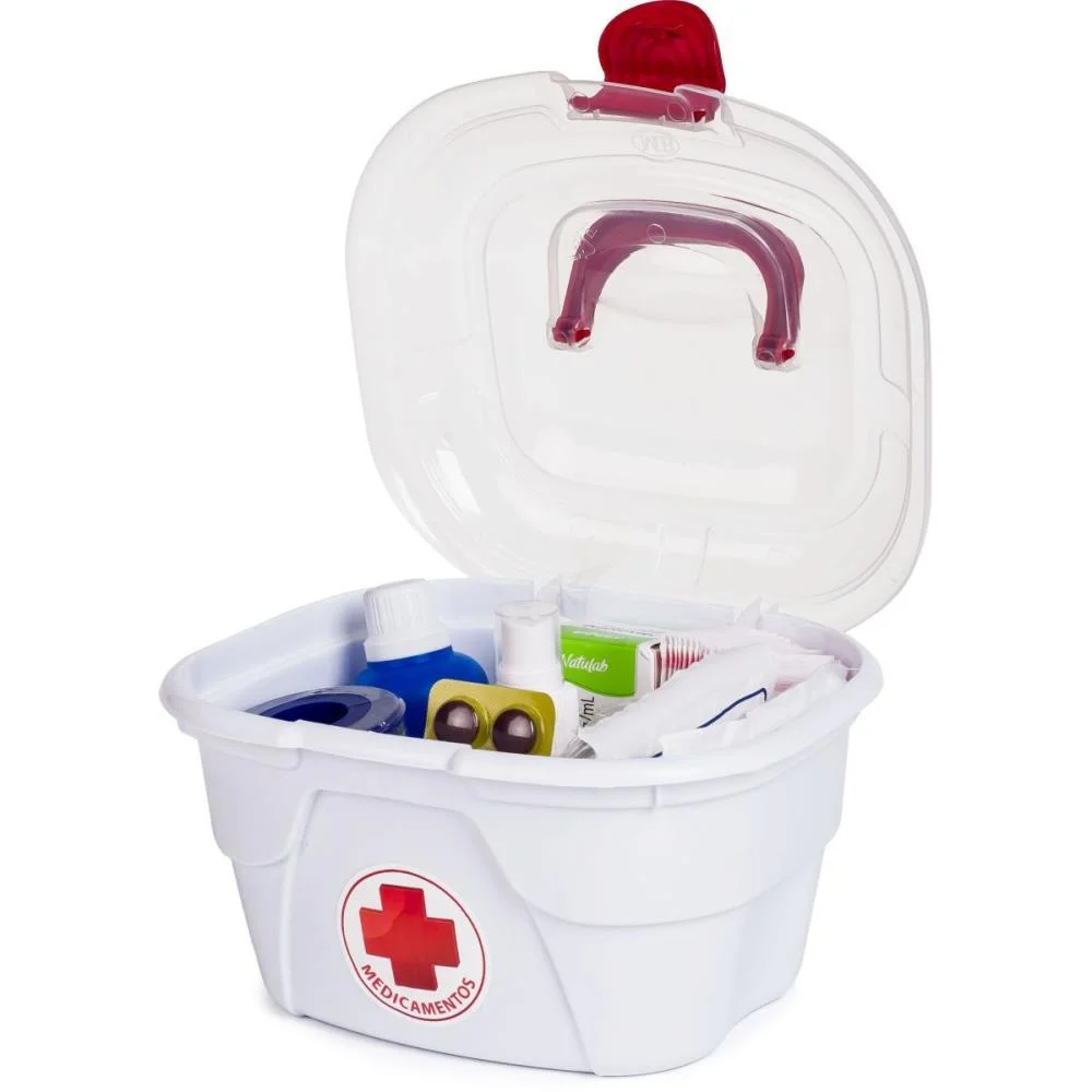 Organizador Maleta Medicamentos Peq 1,6L Mb Plasticos (Unidade)