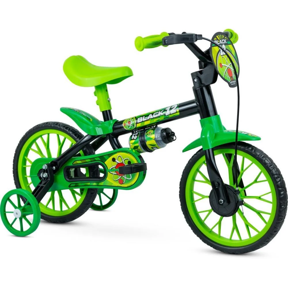 Bicicleta Infantil Aro 12 Black 12 Masc. Nathor (Unidade)