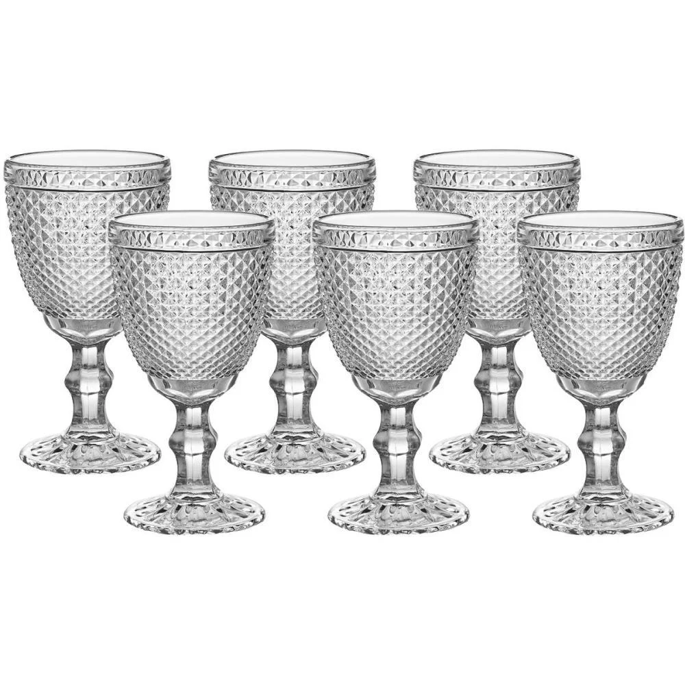 Copo De Vidro Taça Bico De Jaca 320Ml 6Pcs Western (Jogo)