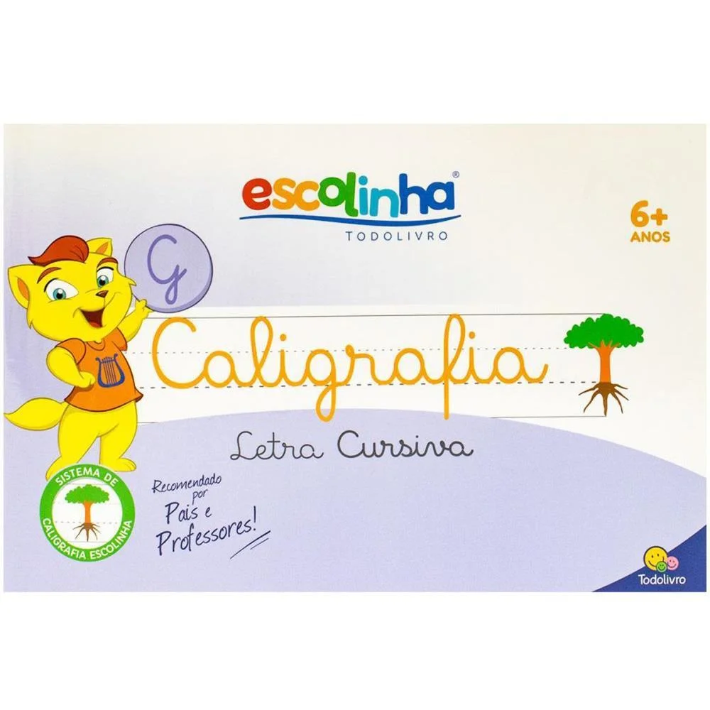 LIVRO CALIGRAFIA ESCOLINHA SISTEMA UV CURSIV 32 TODOLIVRO (UNIDADE)