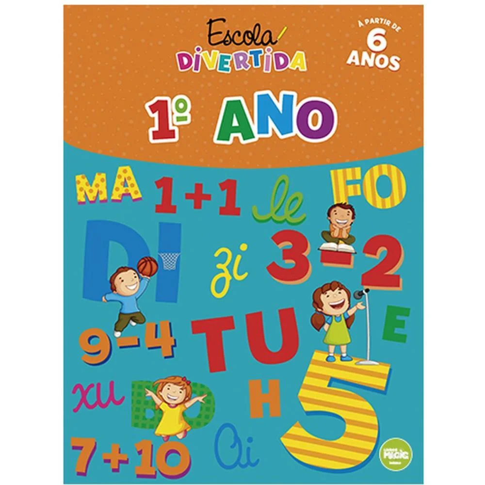 Livro Cartilha 1º Ano Port/Mat/Cien 48P 28X21 Magic Kids (Unidade)