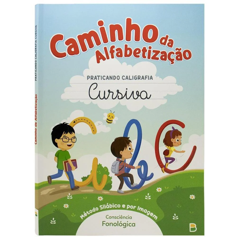 LIVRO CARTILHA CAMINHO DA ALFABETI.CURSIV.96P TODOLIVRO (UNIDADE)