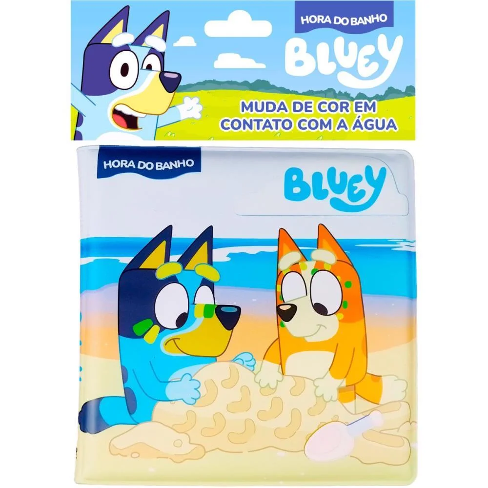 Livro Para Banho Bluey 15X15Cm 8 Paginas Online Editora (Unidade)