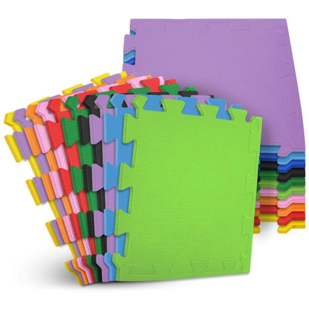 Tatame 20 Placas 50X50X1Cm. Sortido Evamax (Pacote)