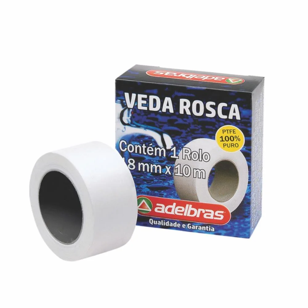 Fita Veda Rosca 18Mmx50M Adelbras (Unidade)