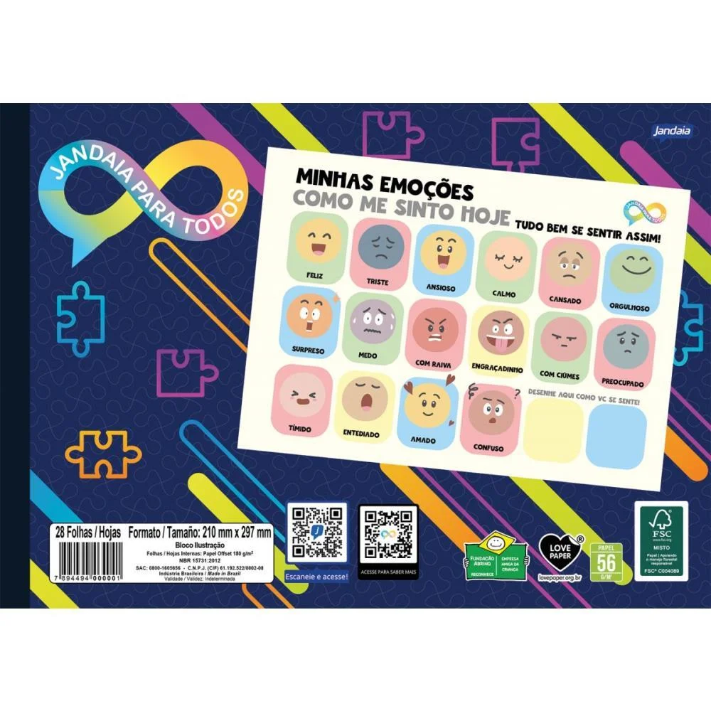 Bloco De Anotacoes Neuro Emocoes Flex 28Fls Jandaia (Bloco)