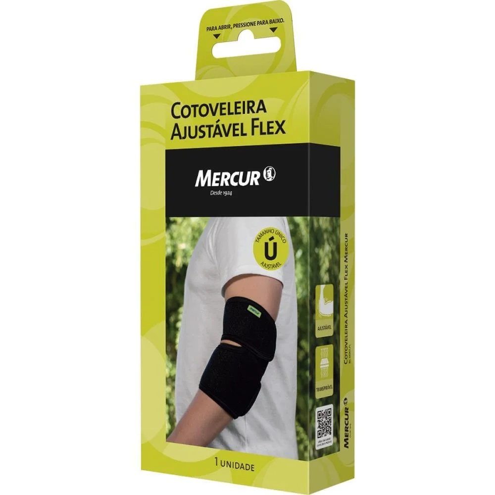 Produto Ergonomico Cotoveleira Ajustavel Flex Mercur (Unidade)