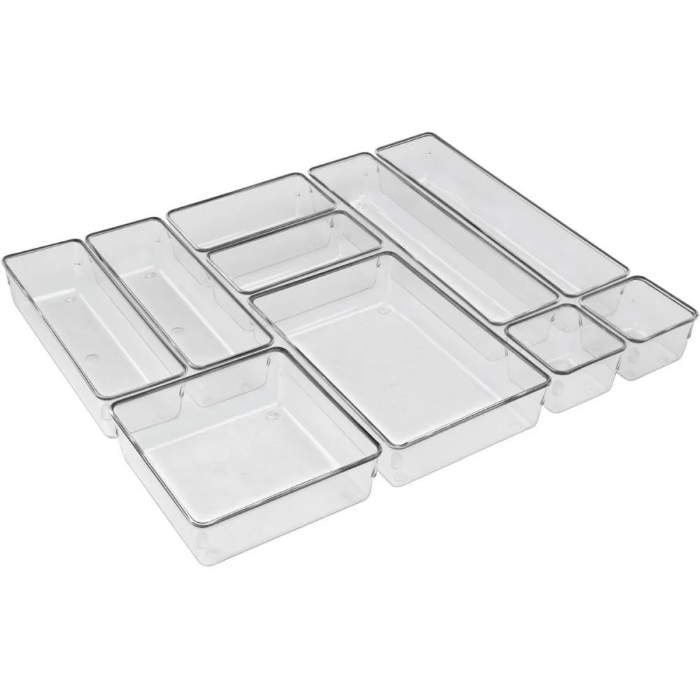 ORGANIZADOR POTES QUADRADO/RETAN. SORTIDOS ACRIMET (CX.C/10)