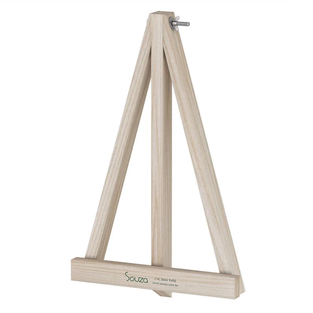 CAVALETE PARA PINTURA PINUS EXPOSITOR 35X21CM SOUZA (UNIDADE)