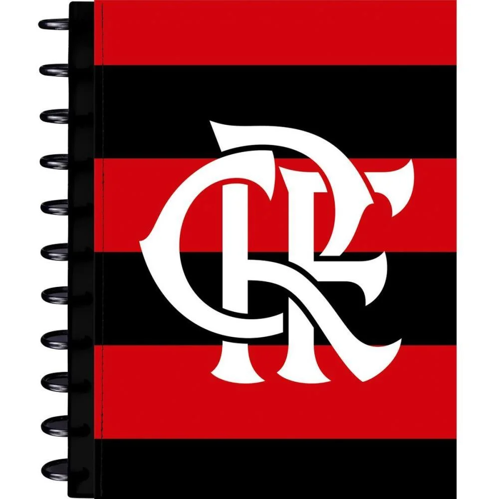 CADERNO 10X1 CAPA DURA FLAMENGO MOD.2- DISCO 160FLS KIT (UNIDADE)