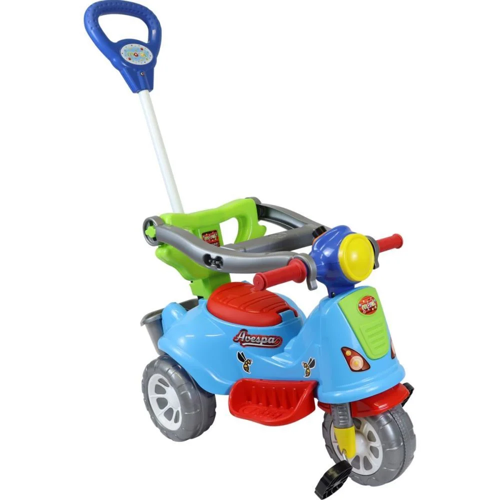 Triciclo Avespa Colorido 25Kg C/Som Maral (Unidade)